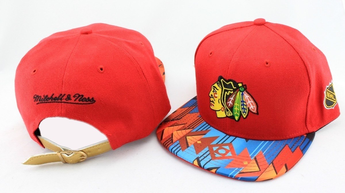 NHL Chicago Blackhawks MN Strapback Hat #01
